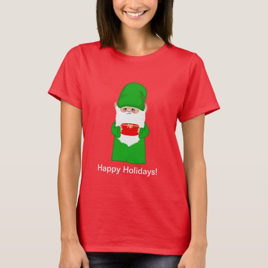 Grappig lomp kerstkoepel in Green Ugly T-shirt (Voorkant)