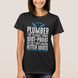 Grappig Loodgiften Loodgieter Mannen Vrouwen Pipef T-shirt