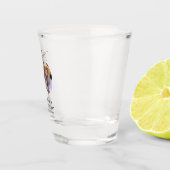 Grappig 'Look Who's 70' Stijlvolle 70e verjaardag Shot Glas (Rechts)