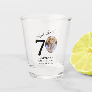 Grappig 'Look Who's 70' Stijlvolle 70e verjaardag Shot Glas