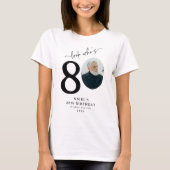Grappig 'Look Who's 80' Stijlvolle 80e verjaardag T-shirt (Voorkant)