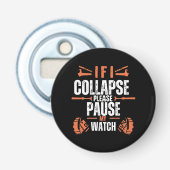 Grappig-lopend Button Flesopener (Voorkant)