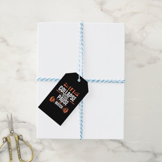 Grappig-lopend Cadeaulabel (Met Touw)