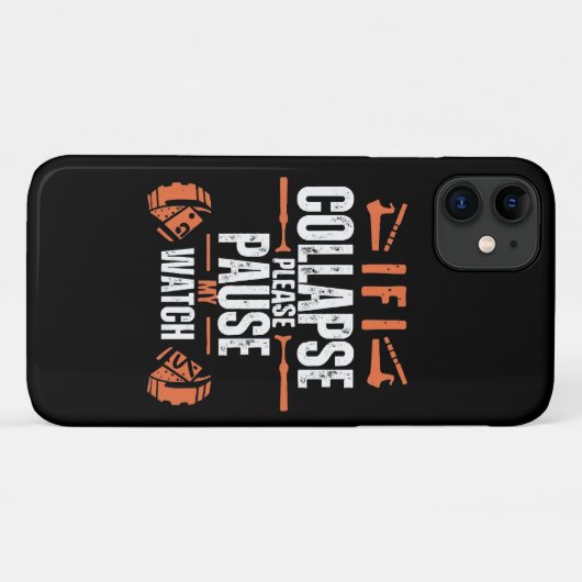 Grappig-lopend Case-Mate iPhone Case (Achterkant (horizontaal))