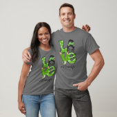 Grappig Love Messy Bun Nur. SeLife St Patrick Day  T-shirt (Unisex)