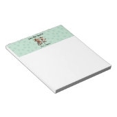 Grappig "Love Moo Bestie" Gepersonaliseerde Beste  Notitieblok (Schuin)