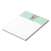 Grappig "Love Moo Bestie" Gepersonaliseerde Beste  Notitieblok (Linkerzijde)