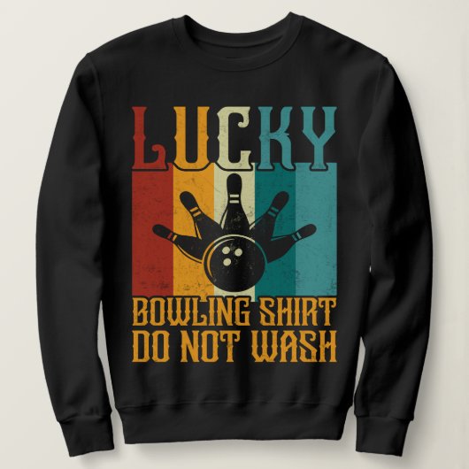 Grappig Lucky Bowling Trui (Design voorkant)