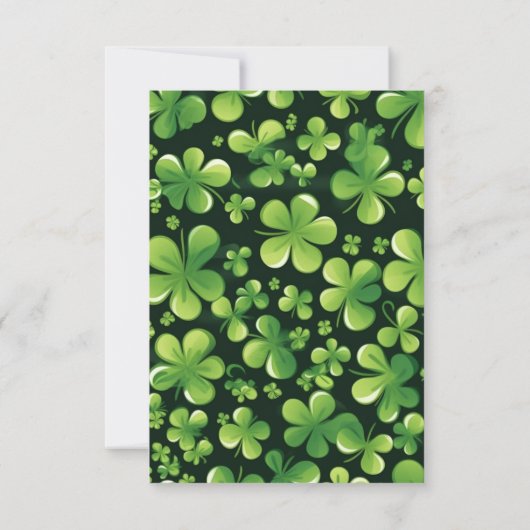 Grappig Lucky Leprechauns St. Patrick's Day Party Bedankkaart (Achterkant)