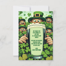 Grappig Lucky Leprechauns St. Patrick's Day Party