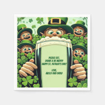 Grappig Lucky Leprechauns St. Patrick's Day Party