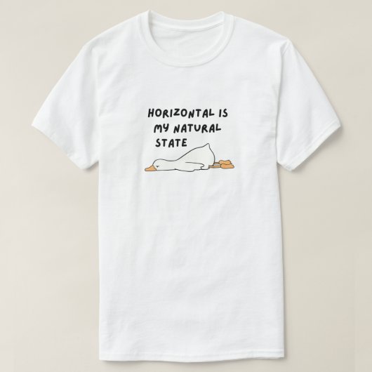 Grappig Lui Eend T-Shirt (Design voorkant)