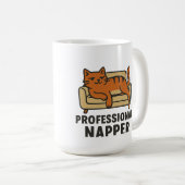 Grappig Lui Kat T-Shirt – Professioneel Dutter Car Koffiemok (Voorkant rechts)