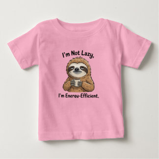 Grappig Luiaard Kinder T-shirt – Ik ben niet lui,