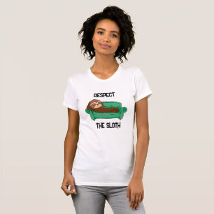 Grappig Luiaard Shirt Dieren Humor T-Shirt
