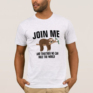 Grappig Luiaard Shirt, Leuke Dier Memen Puns Humor T-shirt