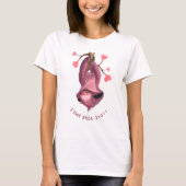 Grappig Luiaard T-shirt - Aangepaste tekst (Voorkant)