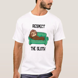 Grappig Luiaard T-shirt Dieren Humor T-Shirt