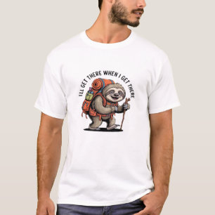 Grappig luiaard Wandelteam - Langzaam en Gestaag K T-shirt