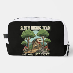Grappig luiaard Wandelteam We komen er wel als we Toilettasje