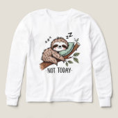 Grappig luiaard woord art unisex (Voorkant)