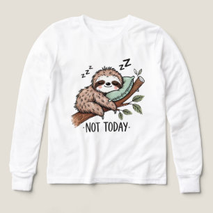 Grappig luiaard woord art unisex