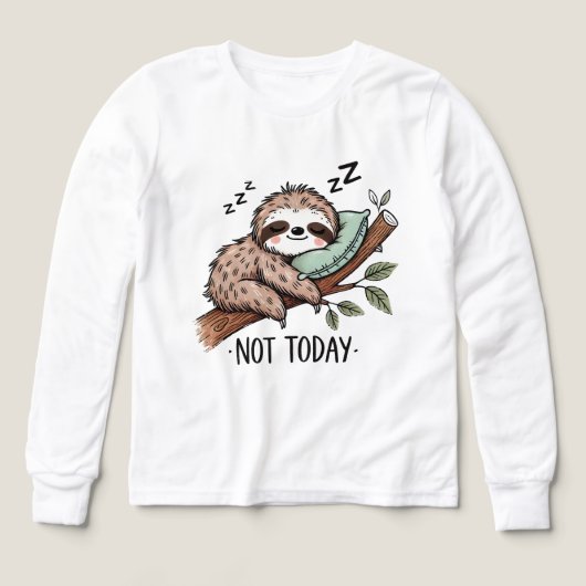 Grappig luiaard woord art unisex (Voorkant)