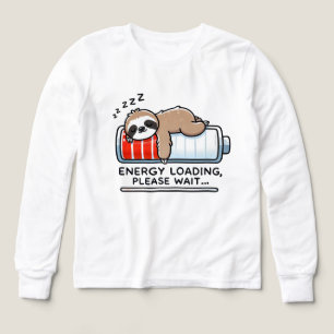 Grappig luiaard woord art unisex