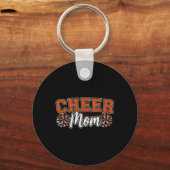 Grappig Luid Trots Juich Moeder Mama Cheerleading Sleutelhanger (Voorkant)