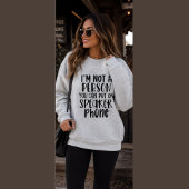 Grappig luidspreker telefoon sarcastisch sweatshir trui
