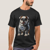 Grappig Luie Engelse Bulldog Chillin Dogs Chill T-shirt (Voorkant)
