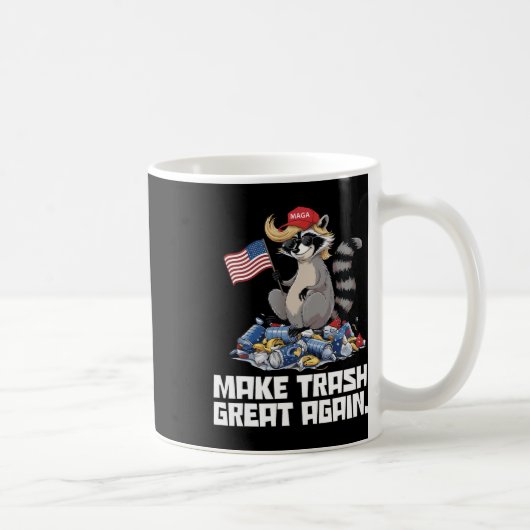 Grappig Maak afval weer geweldig Trump Garbage Ref Koffiemok (Rechts)