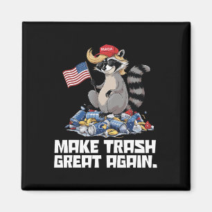 Grappig Maak afval weer geweldig Trump Garbage Ref Magneet