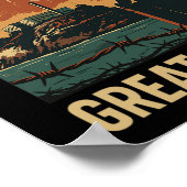Grappig Maak Alcatraz weer geweldig SF Rock Alcatr Poster (Hoek)