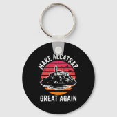 Grappig Maak Alcatraz weer geweldig SF Rock Alcatr Sleutelhanger (Voorkant)
