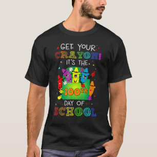 Grappig, maak je kraak op de 100e dag van Schoo T-shirt