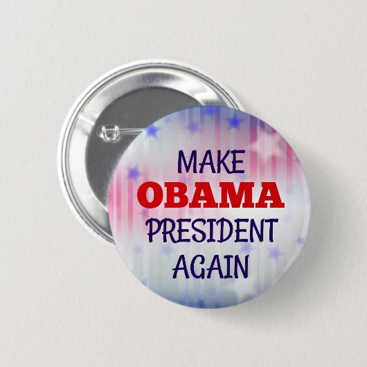 Grappig "Maak Obama weer President" Ronde Button 5,7 Cm (Voorkant /achterkant)