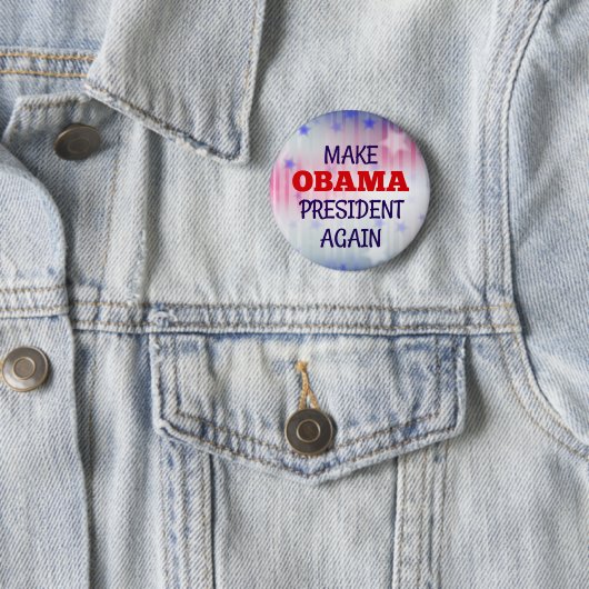 Grappig "Maak Obama weer President" Ronde Button 5,7 Cm (In situ)