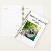 Grappig maandagjournaal planner (Display)