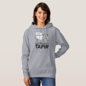 Grappig, maar onaangenaam Tapir Hoodie (Voorkant volledig)