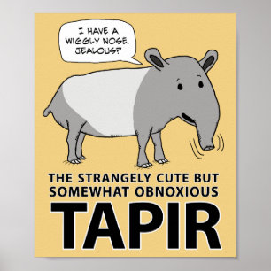 Grappig, maar onaangenaam Tapir Poster