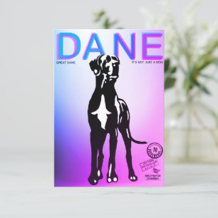 Grappig Magazine Hoesje Stijl,  Hondenliefhebber Bedankkaart