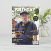 Grappig Magazine Redactie Foto 73ste verjaardag Kaart (Staand voorkant)