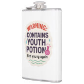 Grappig Magisch Elixir Ontwerp Heupfles (Links)