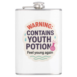 Grappig Magisch Elixir Ontwerp Heupfles