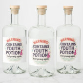 Grappig Magisch Elixir Ontwerp Likeurfles Etiket (Flessen)