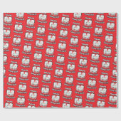 Grappig Mahjong cadeau _Verzameling van de Wijzen Cadeaupapier (Vlak)