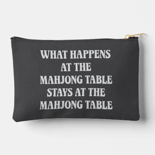 Grappig Mahjong Lover Quote Mahj Humor Fun Etui (Achterkant)
