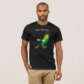 Grappig Maïs Cartoon ontwerp T-shirt (Voorkant volledig)