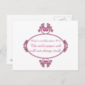 Grappig mam advies over t-shirts en cadeaus voor m briefkaart (Voorkant / Achterkant)